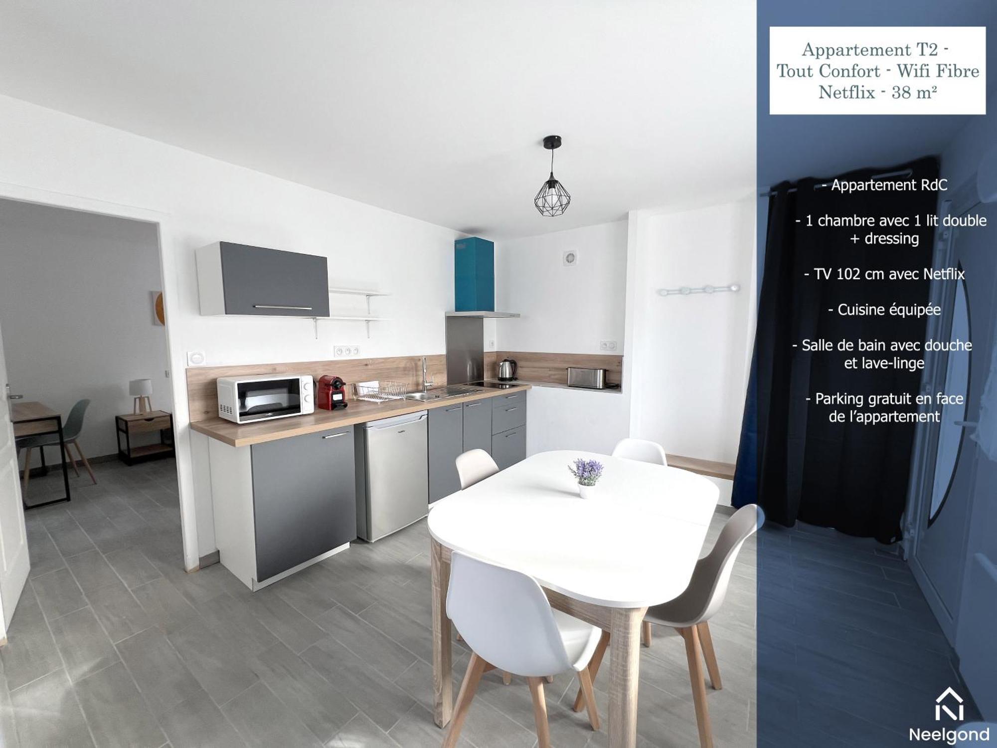 178B - Appartement T2 Tout Confort - Wifi Netflix Le Gond-Pontouvre Extérieur photo